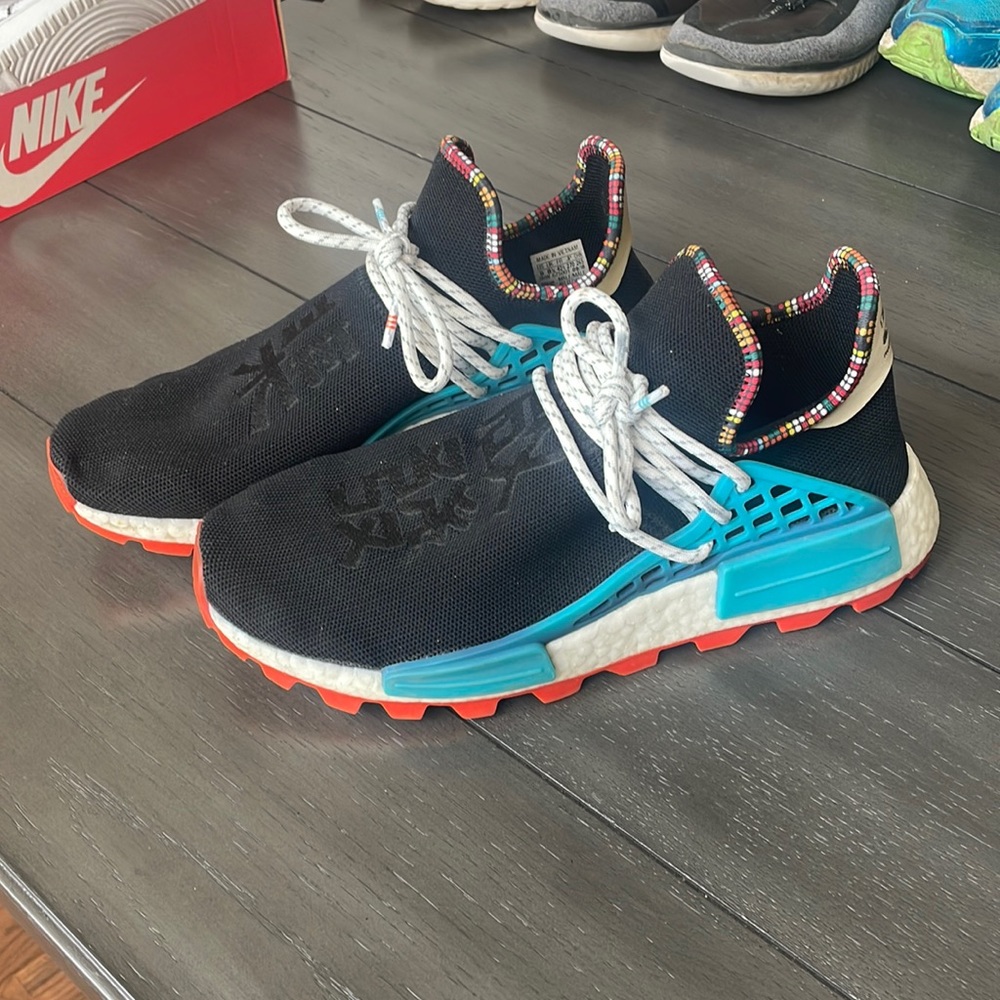 Adidas NMD Hu Pharrell Inspiration Pack Black - men’s size 9